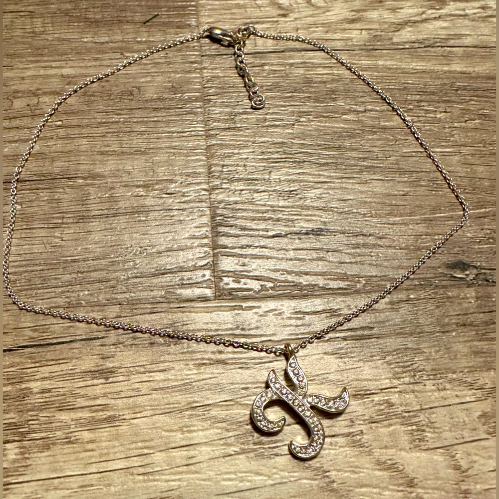 Monogram “K” Silver Neclace